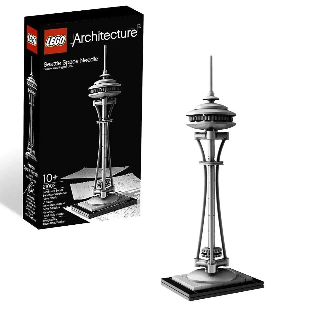 LEGO Architecture Seattle Space Needle Building Set with Detailed Design and Collector's Box