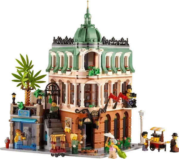 LEGO Boetiekhotel 10297 Creator Expert (€. 15,00 per week + €. 50,00 borg) LEGO ICONS @ 2TTOYS | Official LEGO shop😊🥰 LEGO €. 15.00