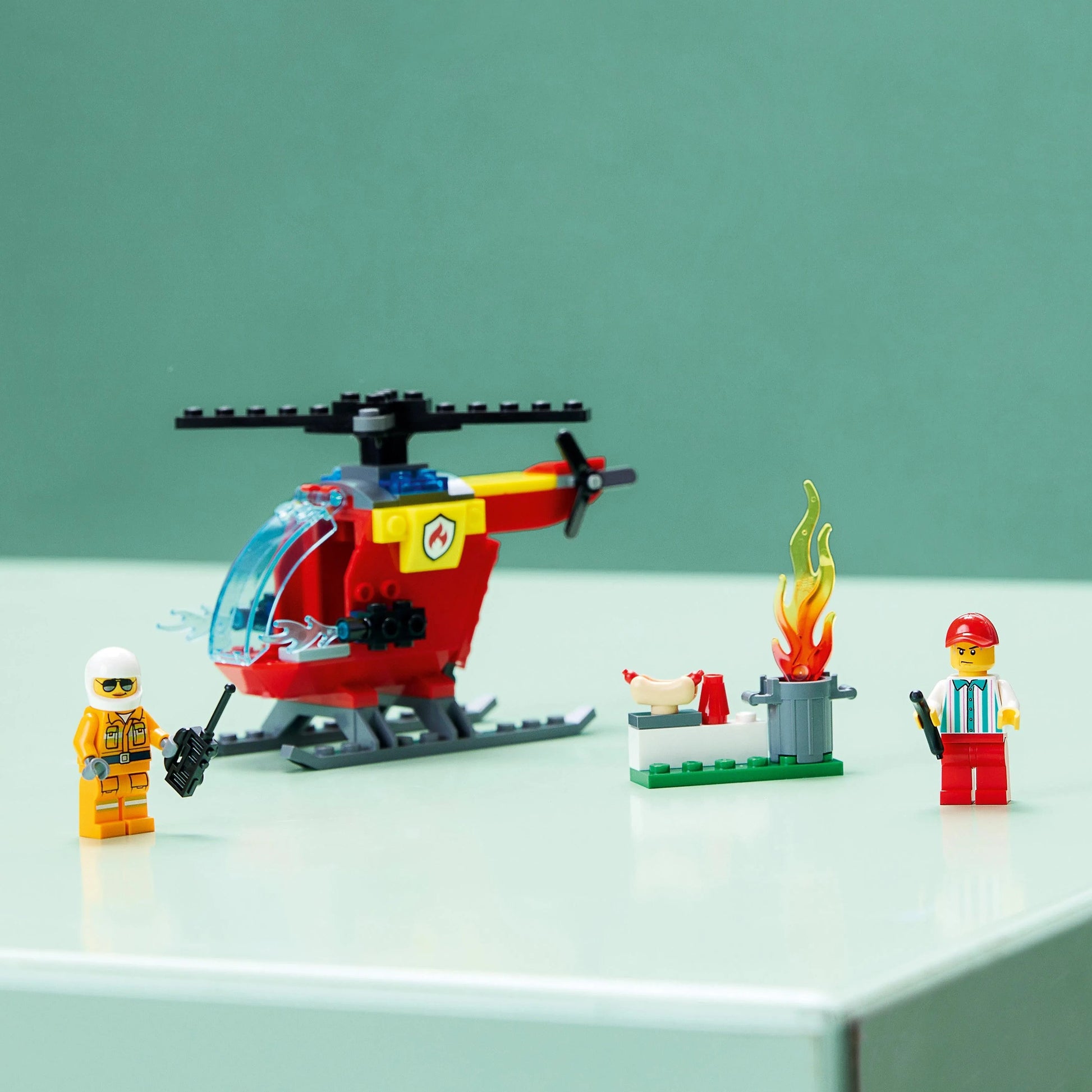LEGO Brandweer helikopter 60318 City LEGO CITY BRANDWEER @ 2TTOYS | Official LEGO shop😊🥰 LEGO €. 8.48
