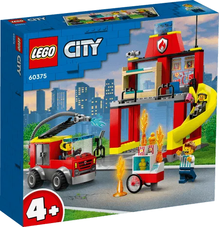 LEGO Brandweerkazerne en brandweerwagen 60375 City LEGO CITY @ 2TTOYS | Official LEGO shop😊🥰 LEGO €. 29.48