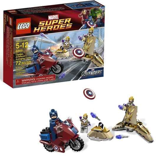 LEGO Captain America's Avenging Cycle 6865 Marvel Super Heroes | 2TTOYS ✓ Official shop<br>