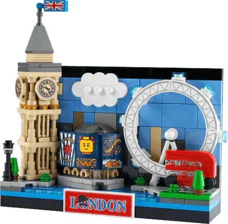 LEGO Creator Big Ben Building Set 10253 featuring iconic London landmarks including the London Eye
