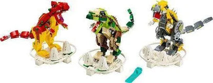 LEGO Creator 31058 Dinosaur Toy Set with 3 Buildable Models: T-Rex, Raptor, and Triceratops, ideal for kids