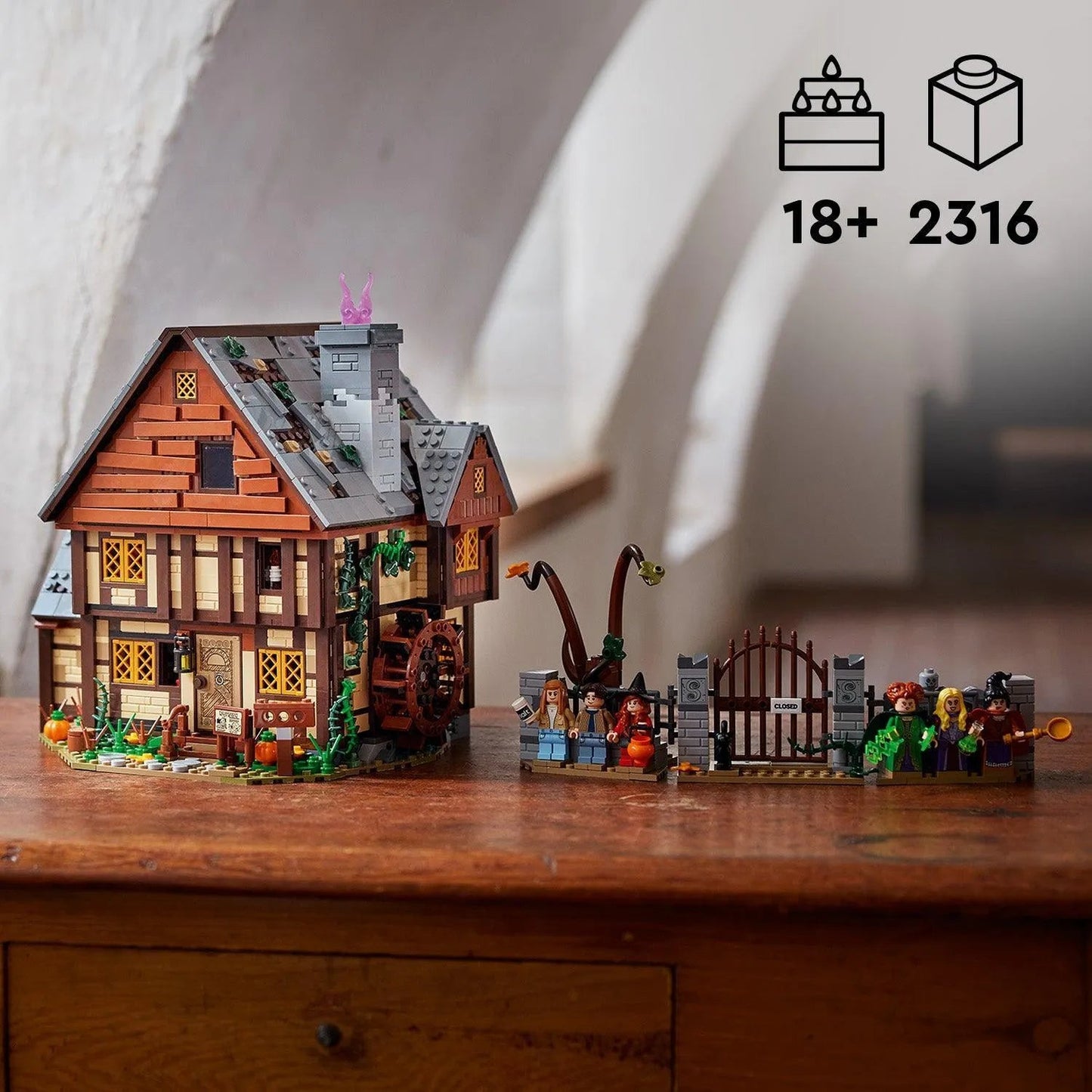 LEGO Disney Hocus Pocus: The Sanderson Sisters' Cottage 21341 Ideas LEGO IDEAS @ 2TTOYS | Official LEGO shop😊🥰 LEGO €. 199.99