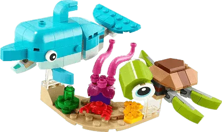 LEGO Dolphin and Turtle 31128 Creator 3-in-1 LEGO CREATOR @ 2TTOYS | Official LEGO shop😊🥰 LEGO €. 8.48