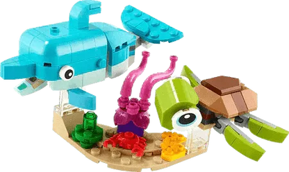 LEGO Dolphin and Turtle 31128 Creator 3-in-1 LEGO CREATOR @ 2TTOYS | Official LEGO shop😊🥰 LEGO €. 8.48
