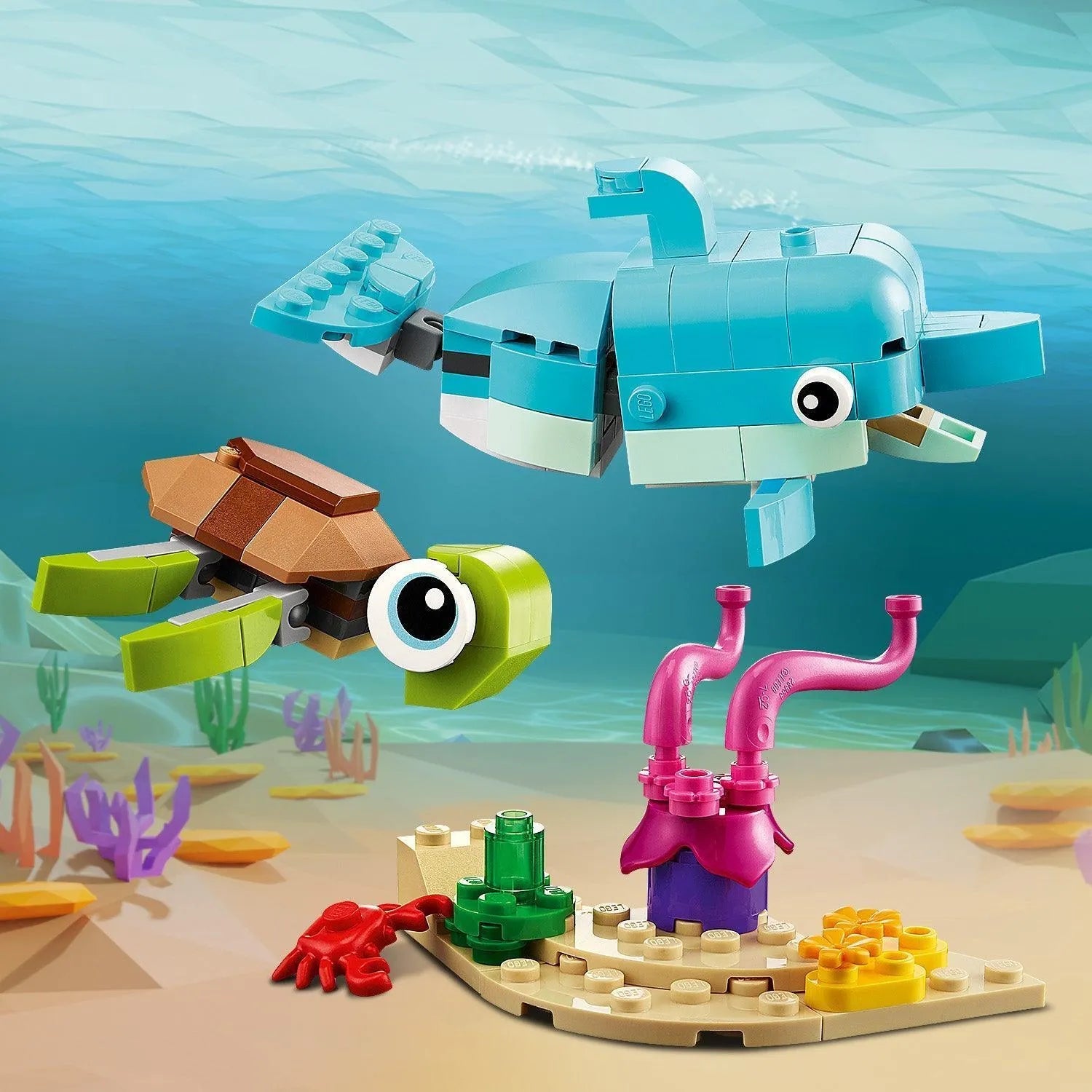 LEGO Dolphin and Turtle 31128 Creator 3-in-1 LEGO CREATOR @ 2TTOYS | Official LEGO shop😊🥰 LEGO €. 8.48