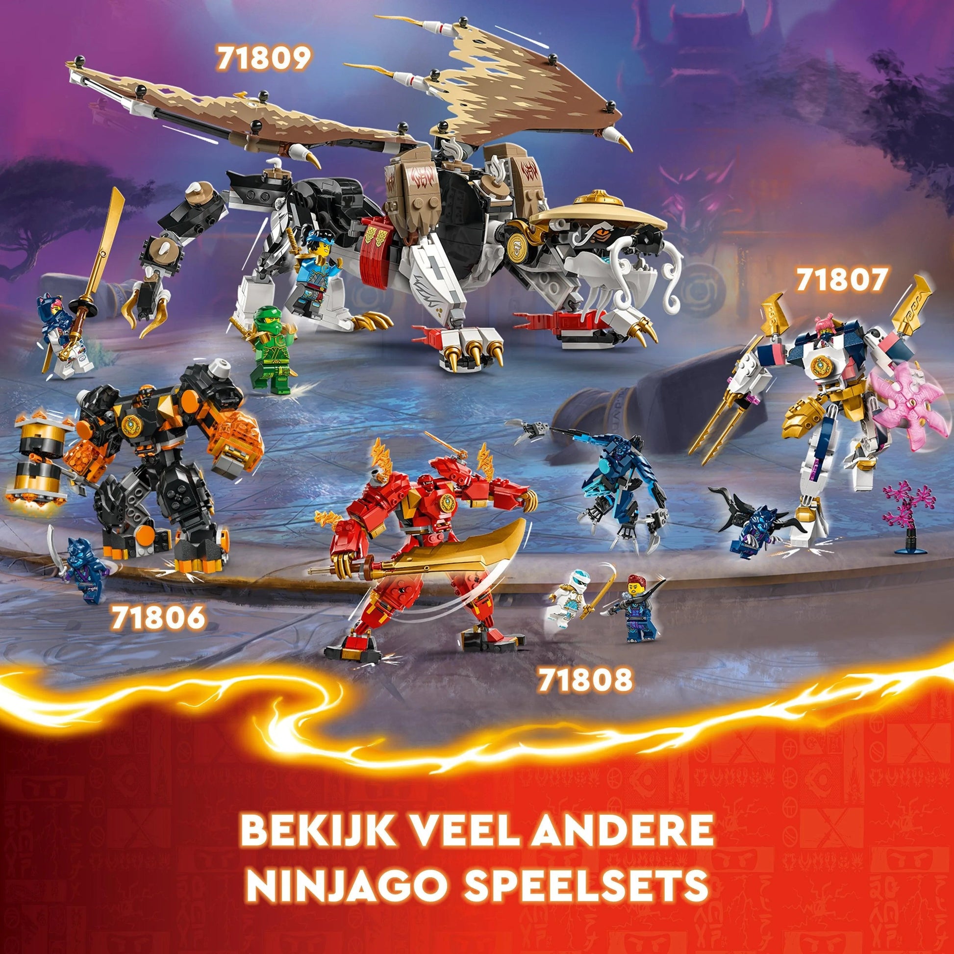 LEGO Egalt de Meesterdraak 71809 Ninjago LEGO Ninjago @ 2TTOYS LEGO €. 59.49