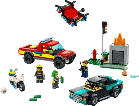 LEGO Fire Rescue & Police Chase 60319 City LEGO CITY BRANDWEER @ 2TTOYS | Official LEGO shop😊🥰 LEGO €. 29.99