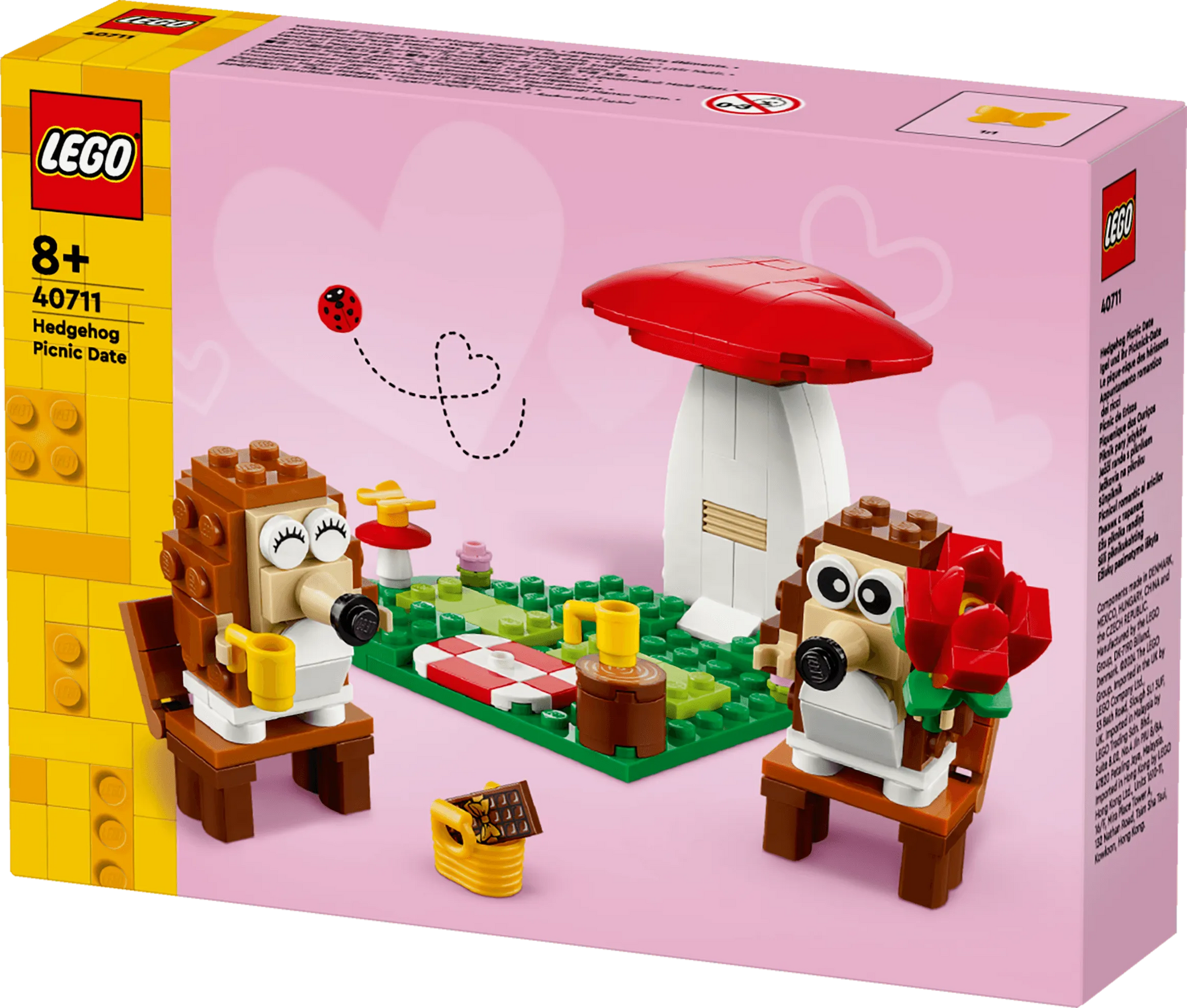 LEGO Hedgehog Picnic Date 40711 Creator LEGO Creator @ 2TTOYS | Official LEGO shop😊🥰 LEGO €. 12.49