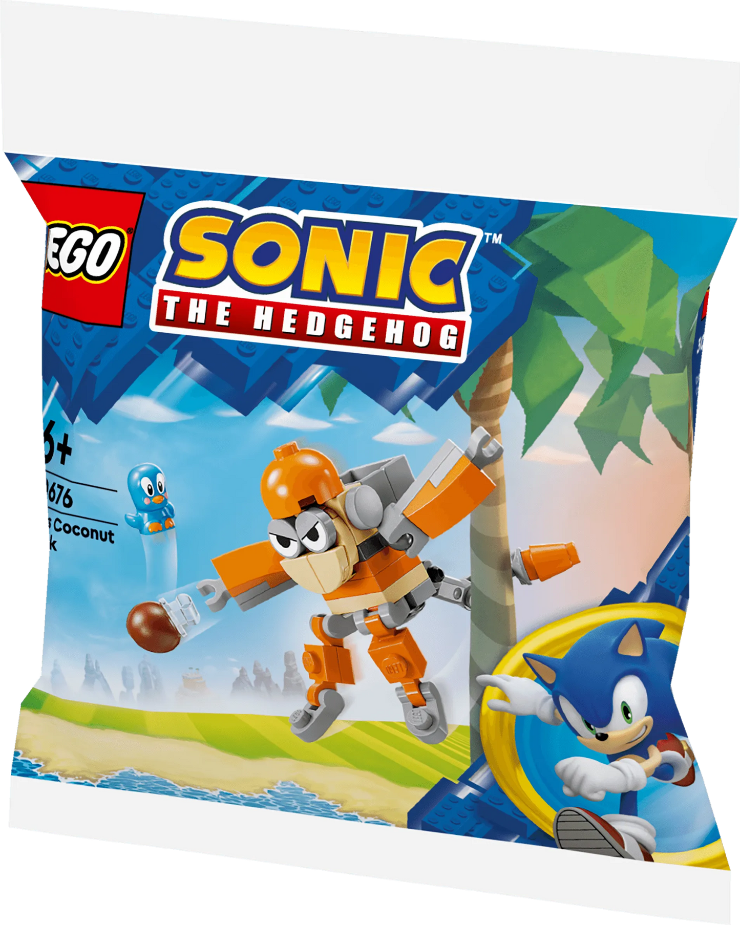 LEGO Kiki's Coconut Attack 30676 Sonic LEGO Sonic @ 2TTOYS | Official LEGO shop😊🥰 2TTOYS €. 9.99