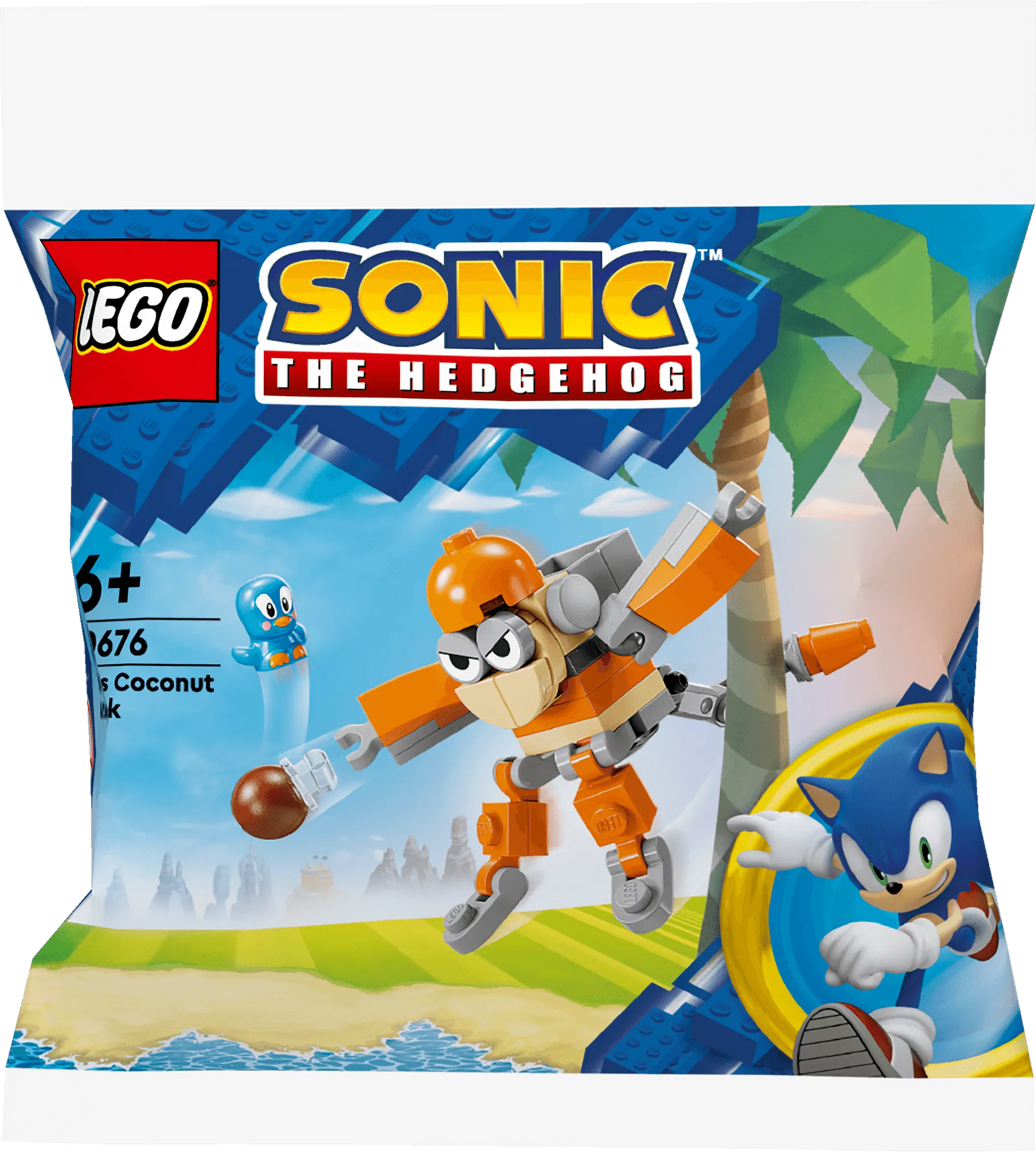 LEGO Kiki's Coconut Attack 30676 Sonic LEGO Sonic @ 2TTOYS | Official LEGO shop😊🥰 2TTOYS €. 9.99
