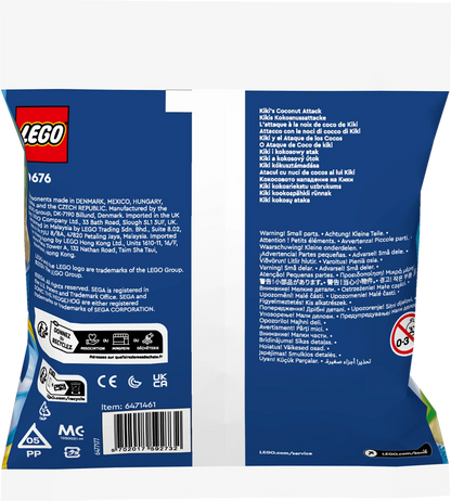 LEGO Kiki's Coconut Attack 30676 Sonic LEGO Sonic @ 2TTOYS | Official LEGO shop😊🥰 2TTOYS €. 9.99