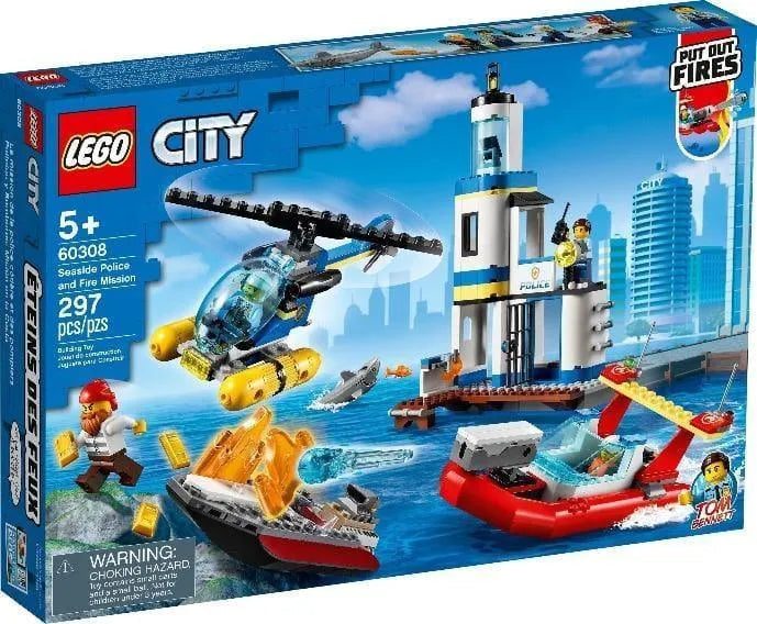 LEGO Kustwacht politie en brandmissie 60308 City LEGO CITY KUSTWACHT @ 2TTOYS | Official LEGO shop😊🥰 LEGO €. 29.99