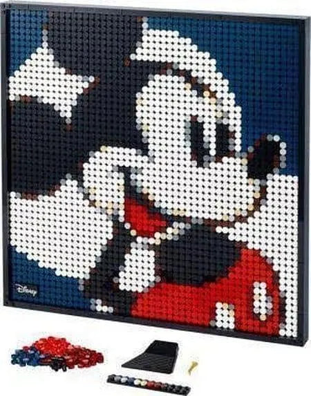 LEGO Art Set 31202 Mickey Mouse to create a vibrant mosaic of Mickey Mickey Mickey Mouse