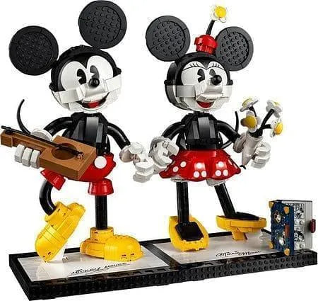 LEGO Creator Expert 43179 Mickey Mouse and Minnie Mouse Models with Iconic Features and Details