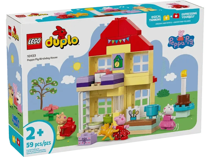 LEGO Peppa Pig Birthday House 10433 DUPLO @ 2TTOYS | Official LEGO shop😊🥰 2TTOYS €. 38.49