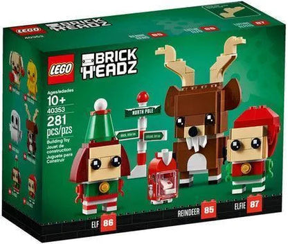 LEGO Reindeer, Elf and Elfie 40353 BrickHeadz LEGO BRICKHEADZ @ 2TTOYS | Official LEGO shop😊🥰 LEGO €. 19.99