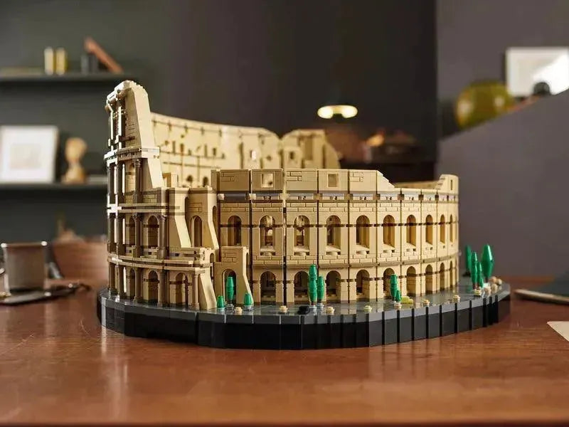 LEGO Creator Expert 10276 Roman Colosseum LEGO model with detailed architecture and landscaping
