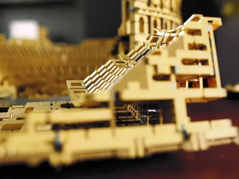LEGO Creator Expert 10276 Roman Colosseum LEGO detailed interior with intricate architecture