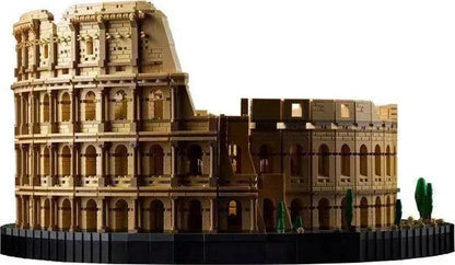 LEGO Creator Expert 10276 Roman Colosseum LEGO set with intricate architectural details and landscaping