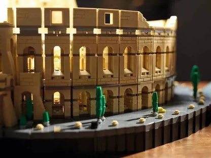 LEGO Creator Expert 10276 Roman Colosseum LEGO model featuring intricate architectural details