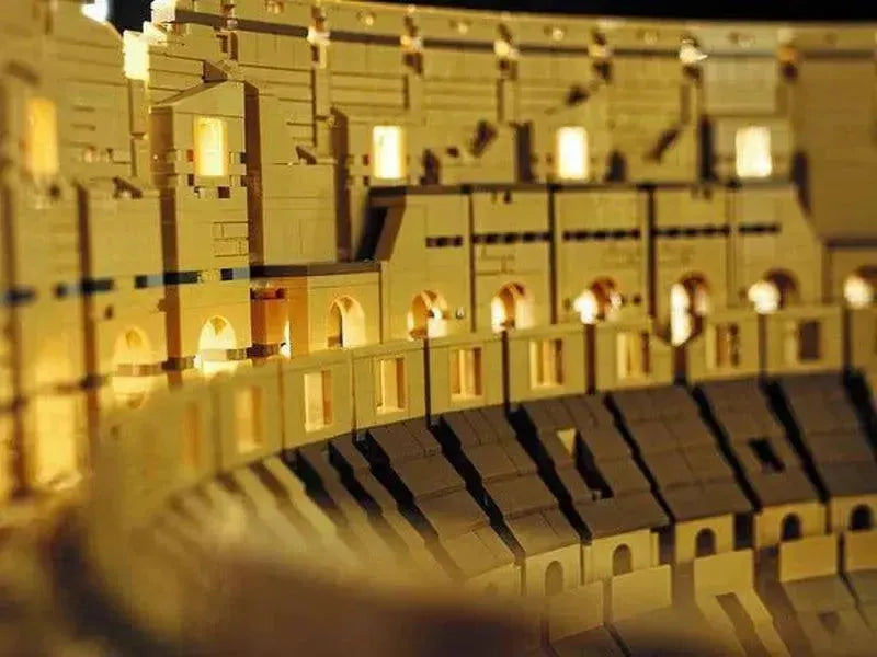 LEGO Creator Expert 10276 Roman Colosseum LEGO model with intricate architectural details