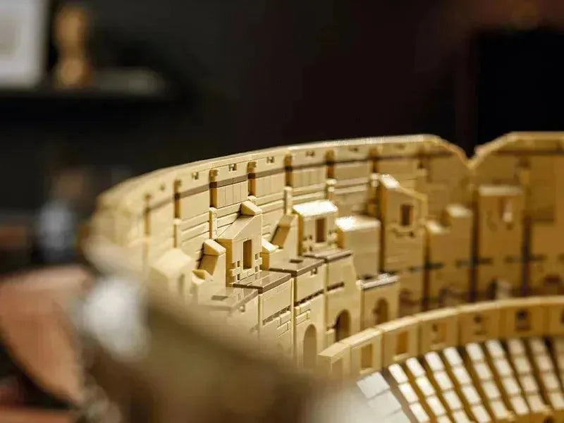 LEGO Creator Expert Roman Colosseum 10276 detailed interior view showcasing intricate architecture