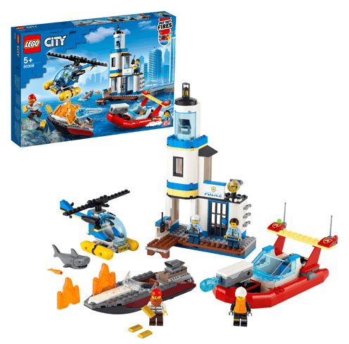 LEGO Seaside Police and Fire Mission 60308 City | 2TTOYS ✓ Official shop<br>