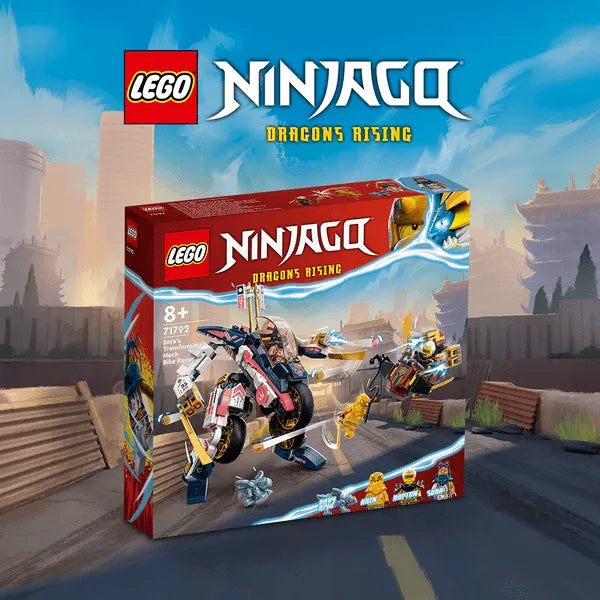 LEGO Sora's Transforming Mech Bike Racer 71792 Ninjago LEGO NINJAGO @ 2TTOYS | Official LEGO shop😊🥰 LEGO €. 40.98