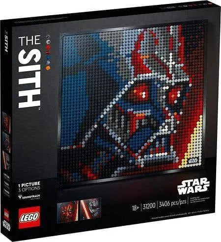 LEGO 31200 Art The Sith Buildable Mosaic Set Featuring Darth Vader with 3406 Pieces