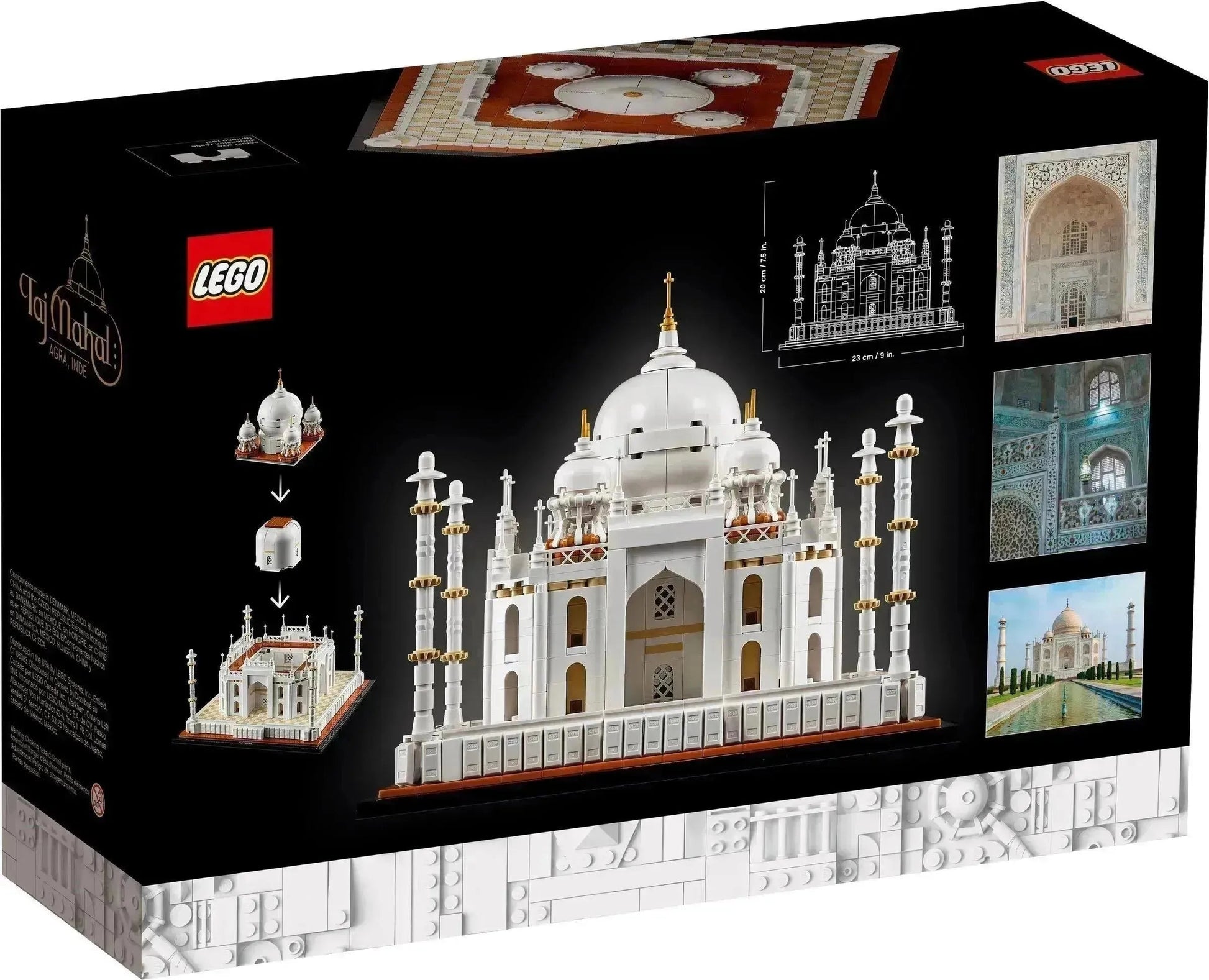 LEGO Architecture Taj Mahal Box Set with Detailed Design and Images of Completed Model