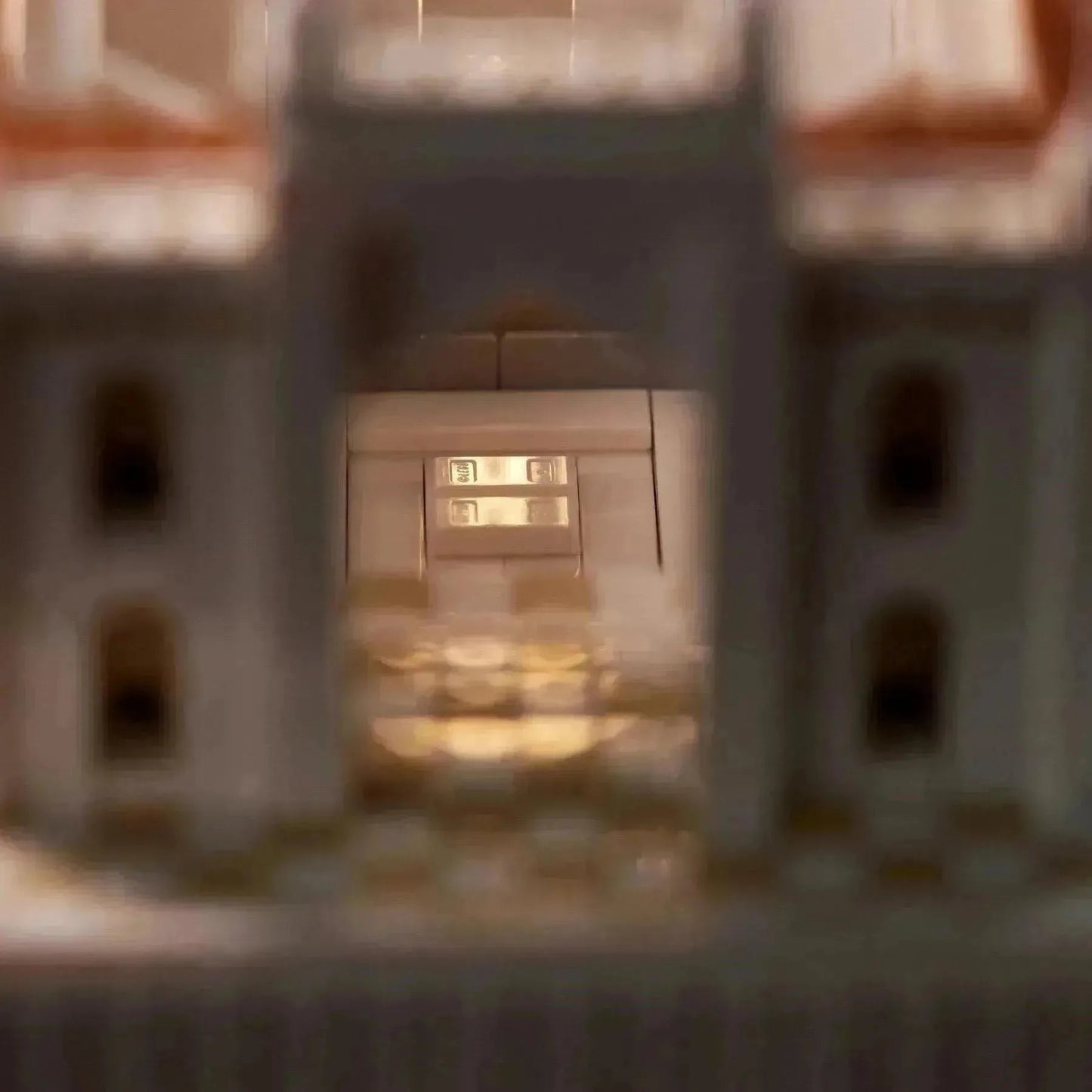 LEGO Architecture set featuring detailed replica of the Taj Mahal with intricate interior design
