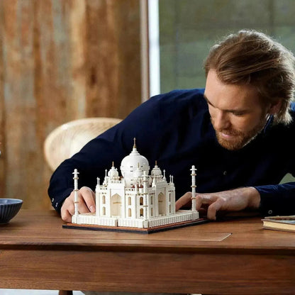 LEGO Architecture Taj Mahal Model Kit with intricate details, perfect for architecture enthusiasts