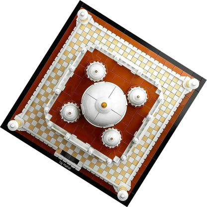 LEGO Architecture Set featuring a detailed model of the Taj Mahal with intricate design elements