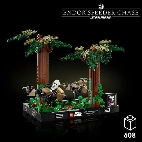 LEGO The Endor Speeder Bike Chase Diorama 75353 StarWars LEOG STARWARS @ 2TTOYS | Official LEGO shop😊🥰 LEGO €. 79.99