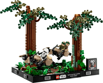 LEGO The Endor Speeder Bike Chase Diorama 75353 StarWars LEOG STARWARS @ 2TTOYS | Official LEGO shop😊🥰 LEGO €. 79.99