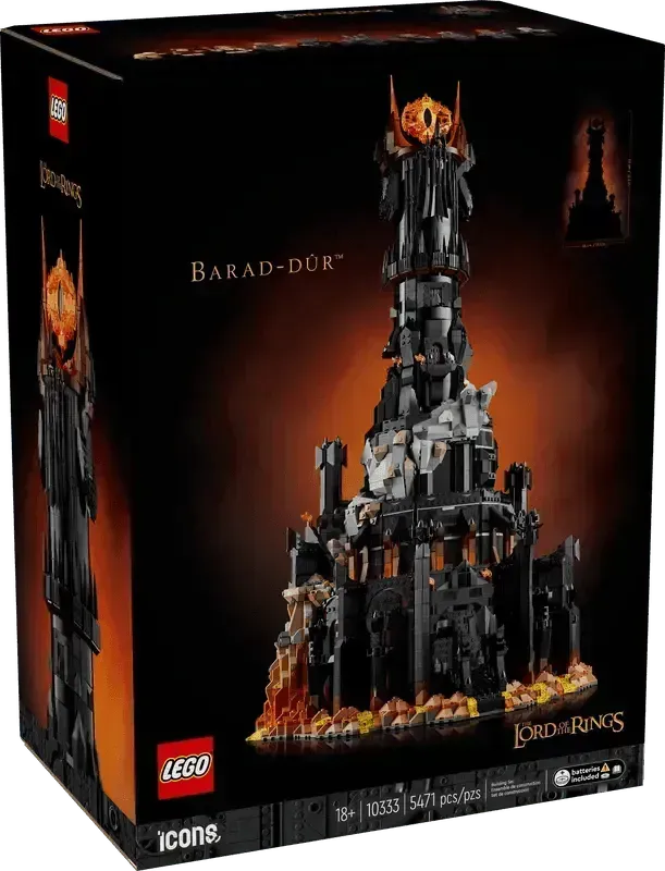 LEGO The Lord of the Rings: Magnificent Barad-dûr™ 10333 Lord Of The Rings LEGO LORD OF THE RINGS @ 2TTOYS | Official LEGO shop😊🥰 LEGO €. 479.99