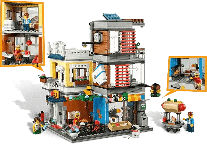 LEGO Townhouse Pet Shop & Café 31097 Creator 3-in-1 LEGO CREATOR @ 2TTOYS | Official LEGO shop😊🥰 LEGO €. 89.99