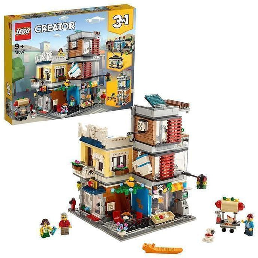 LEGO Townhouse Pet Shop & Café 31097 Creator 3-in-1 | 2TTOYS ✓ Official shop<br>