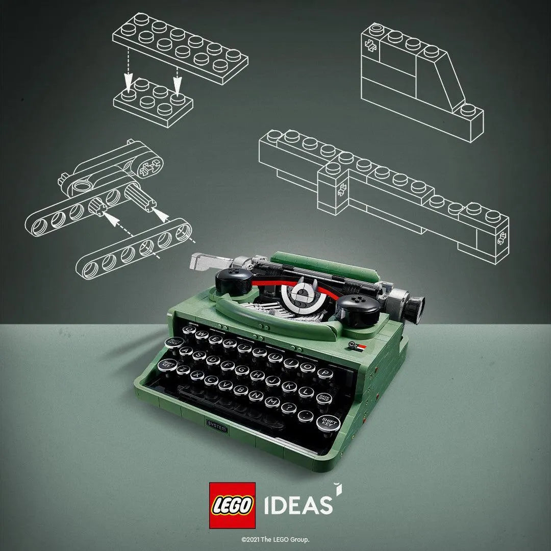 LEGO Typewriter 21327 Ideas LEGO IDEAS @ 2TTOYS | Official LEGO shop😊🥰 LEGO €. 234.99