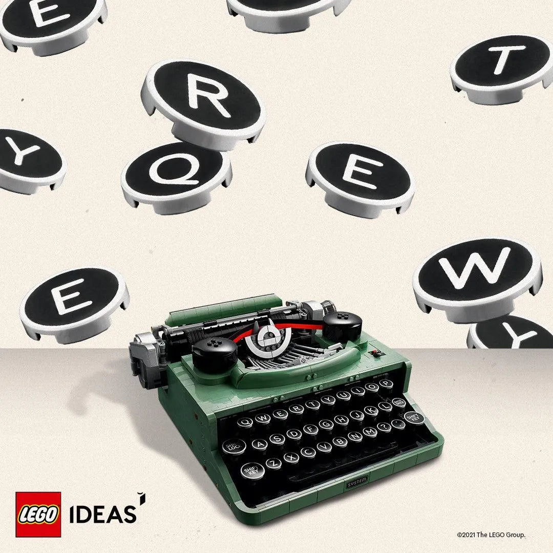 LEGO Typewriter 21327 Ideas LEGO IDEAS @ 2TTOYS | Official LEGO shop😊🥰 LEGO €. 234.99