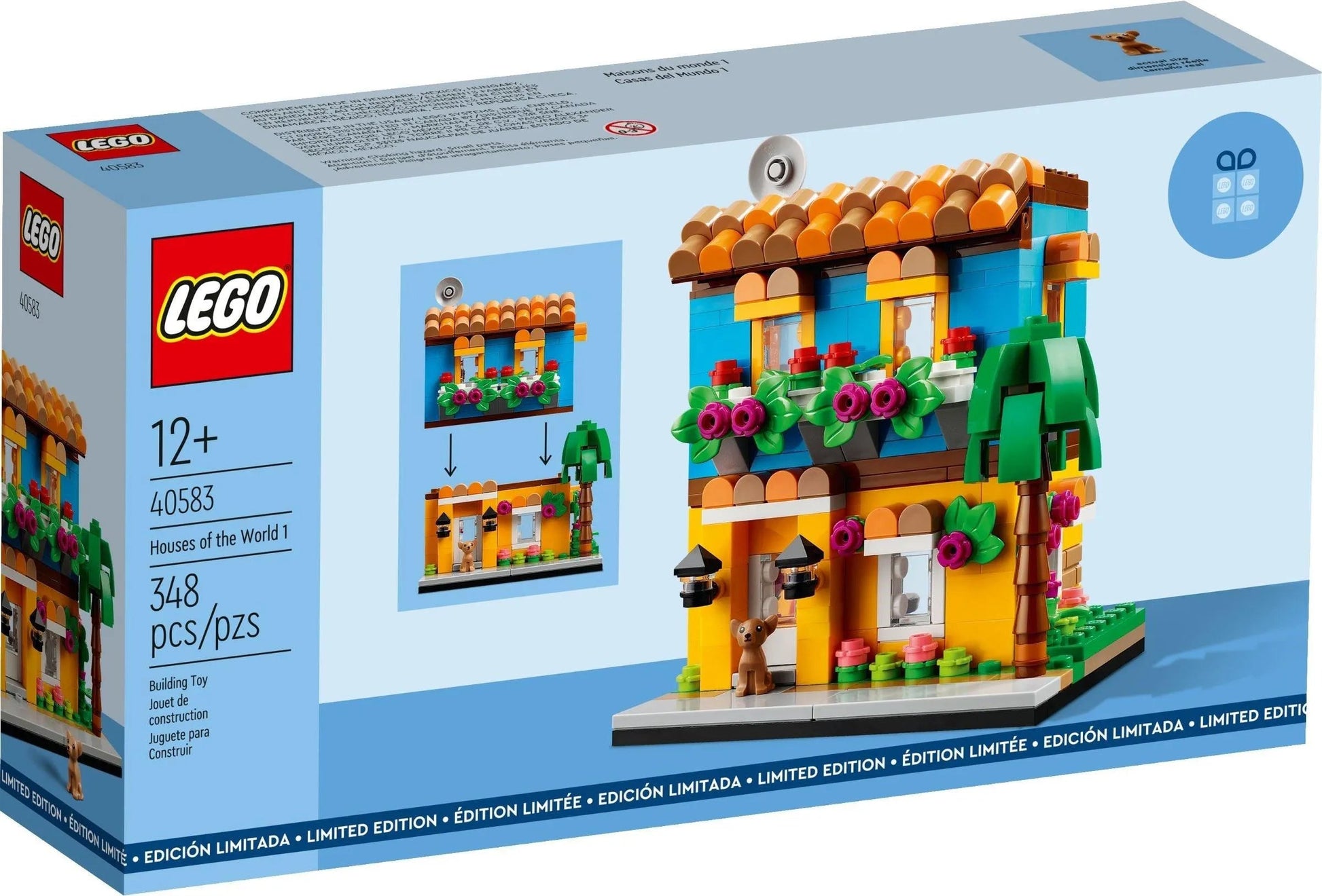LEGO 40583 Houses of the World 1 set featuring colorful building with plants perfect for creative play near waffle houses close to me