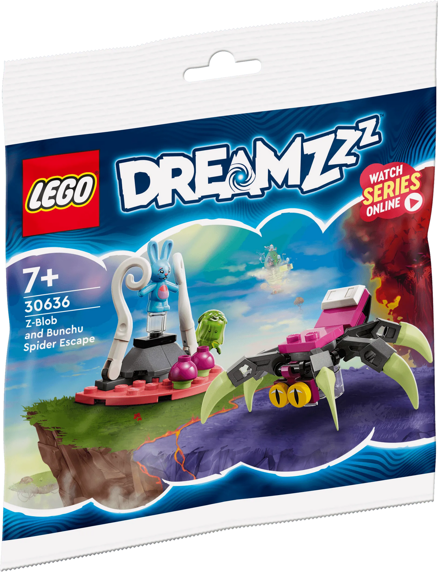 LEGO Z-Blob and Bunchu Spider Escape 30636 Dreamzzz LEGO @ 2TTOYS | Official LEGO shop😊🥰 LEGO €. 9.99