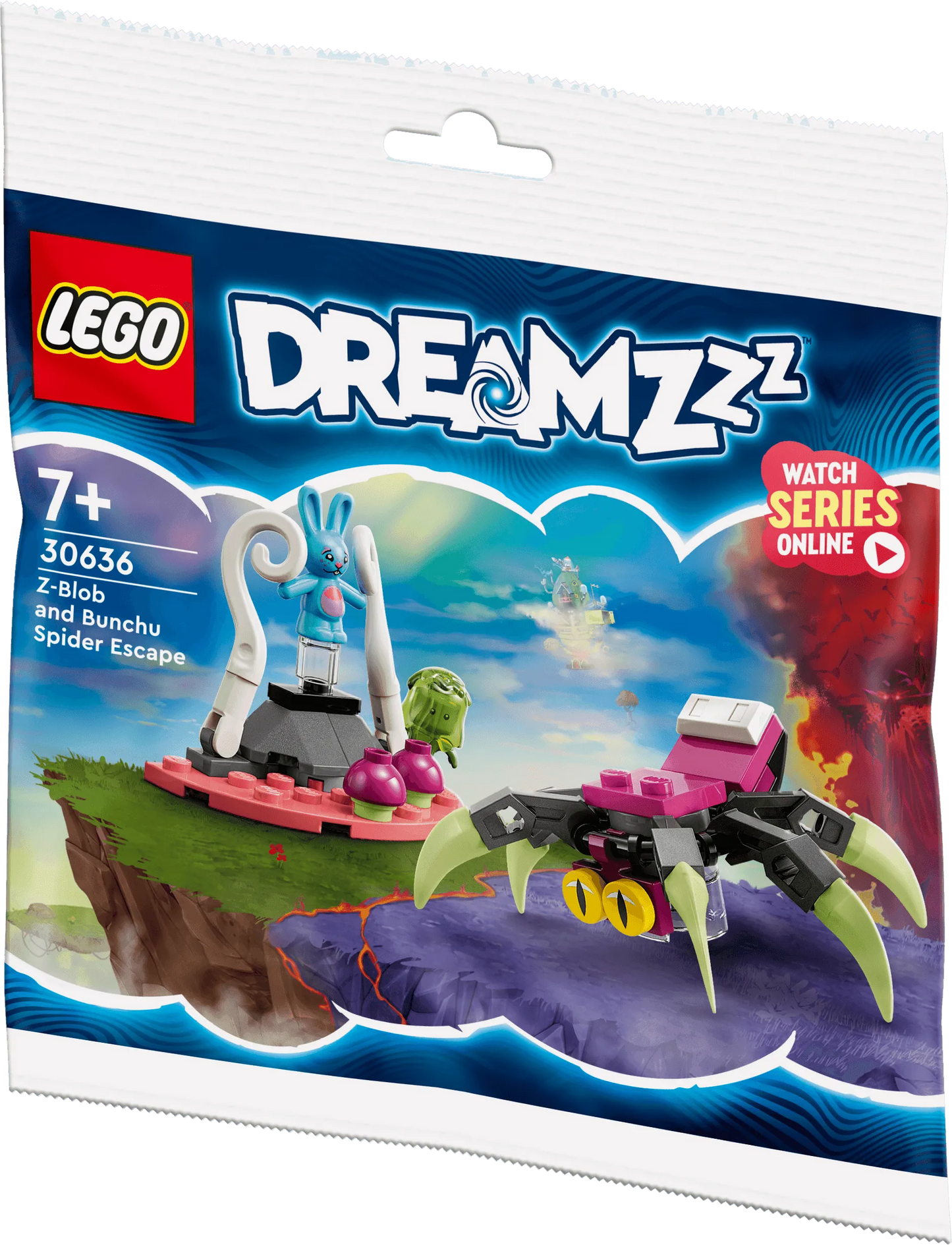 LEGO Z-Blob and Bunchu Spider Escape 30636 Dreamzzz LEGO @ 2TTOYS | Official LEGO shop😊🥰 LEGO €. 9.99
