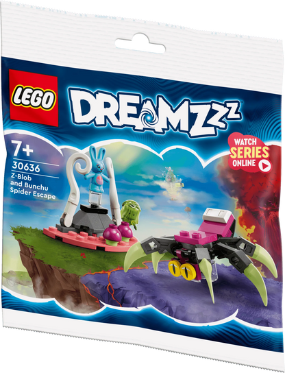 LEGO Z-Blob and Bunchu Spider Escape 30636 Dreamzzz LEGO @ 2TTOYS | Official LEGO shop😊🥰 LEGO €. 9.99