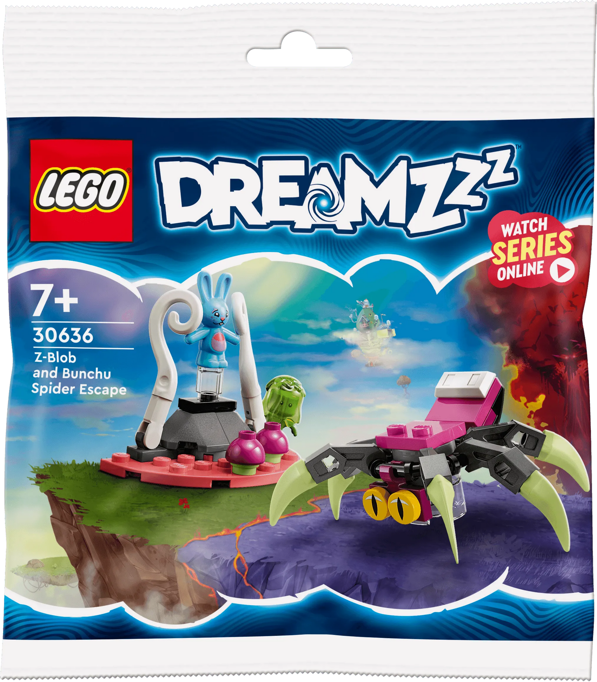 LEGO Z-Blob and Bunchu Spider Escape 30636 Dreamzzz LEGO @ 2TTOYS | Official LEGO shop😊🥰 LEGO €. 9.99