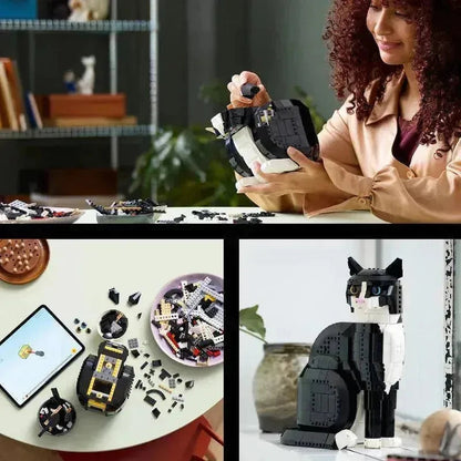 LEGO Zwart-witte Tuxedo kat 21349 Ideas (verwacht) LEGO IDEAS @ 2TTOYS LEGO €. 88.99