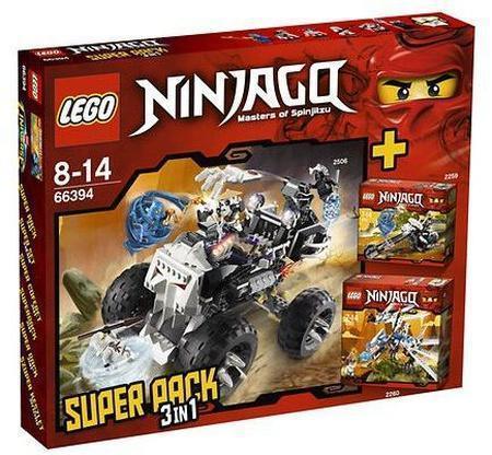 LEGO 3-in-1 Super Pack 66394 Ninjago - Product Collection | 2TTOYS ✓ Official shop<br>