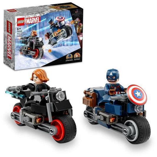 LEGO Black Widow & Captain America Motorcycles 76260 Marvel Superheroes | 2TTOYS ✓ Official shop<br>
